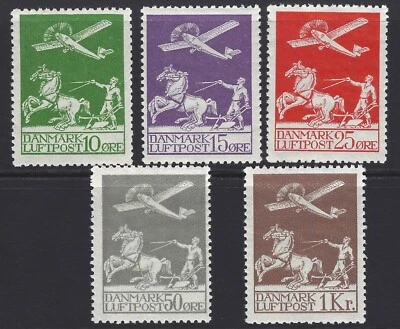 Dinamarca - 1925 - Sc.# C1 a C5 - ¡Juego COMPLETO! - Como nuevo LH (aire) Foto 1 de 2