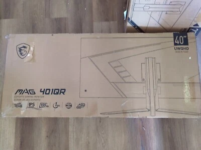 MSI MAG401QR 40" UWQHD IPS LED Gaming Monitor - Black - Image 1 of 4