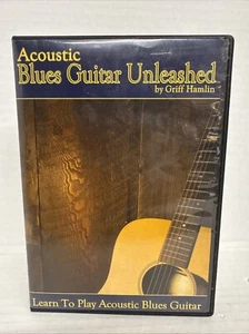 Acoustic blues guitar unleashed by Griffin Hamlin learn to play acoustic DVD+CD - Picture 1 of 11