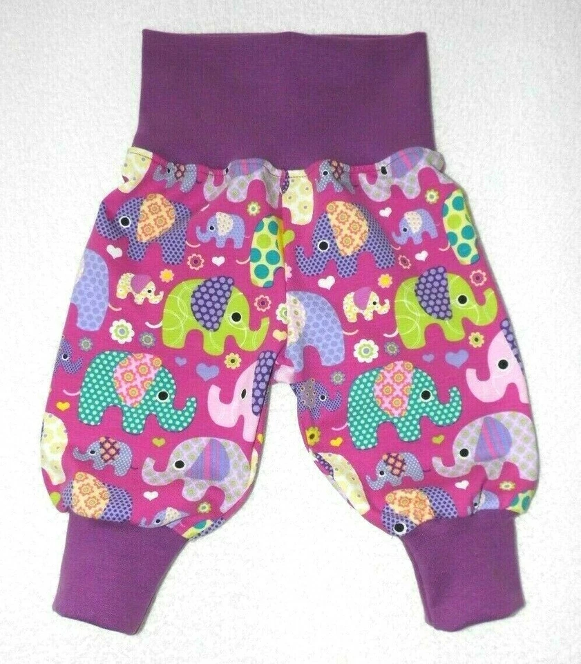 Einzigartige ♥ Hose ♥ Pumphose ♥ Elefanten ♥ Gr. 62 - 158 ♥ handmade - Bild 1 von 1