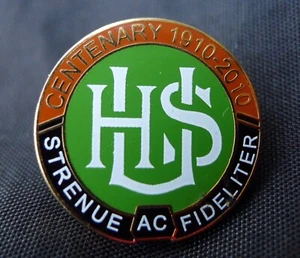 UNIVERSITY HIGH SCHOOL 1910-2010 CENTENARY BADGE BRASS & ENAMEL by A J PARKES. - Picture 1 of 7