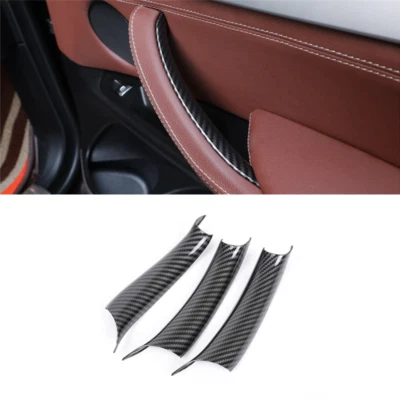 Set Car Interior Door Handle Inside Cover For BMW X5 F15 X6 F16 2014-2018 LHD Foto 1 de 4