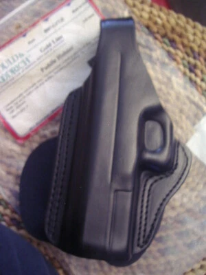 Paleta de cuero negra Gould & Goodrich Gold Line Glock 37 B807~Thumb Break~LH Foto 1 de 4