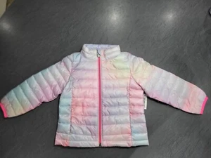 Amazon Essentials Girls Lightweight Water Resistant Puffer Jacket, Pink Age 3 Yr - Picture 1 of 3