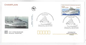 French Antarctic Territory 2020 Research Ship Champlain Pre-Stamped Envelope - Picture 1 of 1