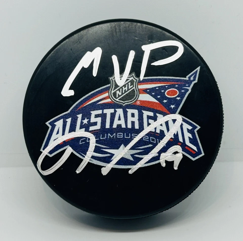 Ryan Johansen Firmado 2015 All Star MVP Puck Inscrito MVP Foto 1 de 1