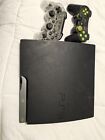 Sony Playstation 3 Slim Ps3 120gb Black Console Gaming System Only Cech-2501a