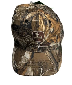 John Deere Cap Hat Adult Trucker Adjustable Camo Poly Cotton New With Tags - Picture 1 of 10