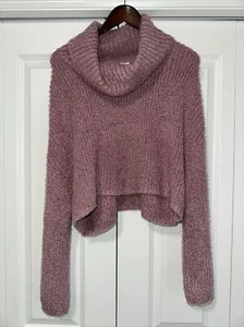 Brand New Altar'd State Turtle Neck Knit Cropped Sweater S - Picture 1 of 6