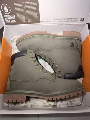 BOTAS IMPERMEABLES TIMBERLAND TB0A6F7HE06 NOBUCK MEDIO ENCAJE VERDE OSCURO HOMBRE TALLA 11 Foto 1 de 4