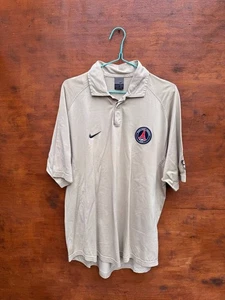 CAMISETA POLO PSG PARIS SAINT GERMAIN BEIGE 2003/2004 NIKE TALLA L ADULTO - Imagen 1 de 13