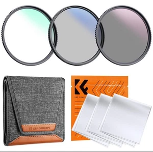 49mm Lens Filter Kit 3 Pieces 18 Multi-Layer Coatings UV CPL ND - Picture 1 of 4