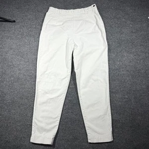 Vintage Z Cavaricci Pants Womens 31 White Highrise Side Zipper Parachute USA - Picture 1 of 8