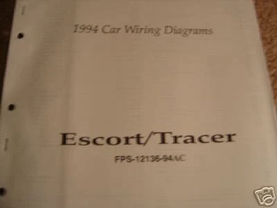 Diagramas de cableado Ford Escort/Tracer 1994 Foto 1 de 1