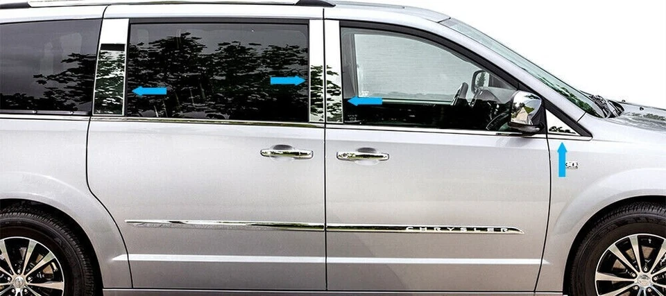 Pillar Post for 2008-2016 Chrysler Town & Country (8 Piece) - Image 1 of 1