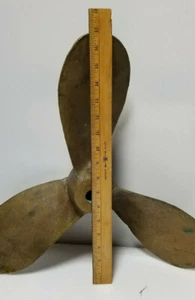 Vintage Messing Propeller Boot Schiff Maritim - Bild 1 von 12