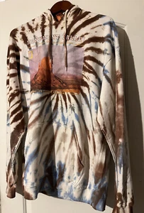 National Geographic Men’s Large Tie Dye Pullover Monument Valley Print Hoodie - Picture 1 of 5