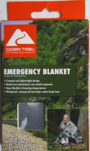 (3) Ozark Trail Emergency Blanket Aluminized Polyester Windproof Waterproof - Picture 1 of 5