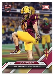 Tarjeta de fútbol americano Cam Skattebo - ASU 2024 Bowman U NOW #55 - Imagen 1 de 2