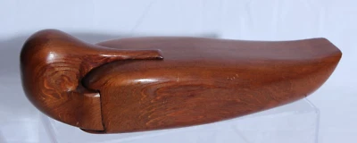 Hand Carved Duck Decoy Mens Jewelry Box signed 1987 Nevius Pa - Image 1 of 4