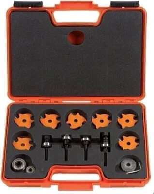 Juego de cortador de ranura CMT 823.001.11 en estuche de transporte, diámetro de 8 mm, punta de carburo Foto 1 de 3