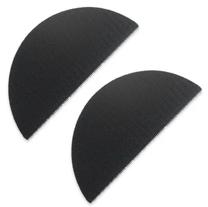 6" Half Moon Hand Sanding Pad - Hook and Loop (2 Pack) - Picture 1 of 3