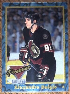 1994 TOPPS PREMIER FINEST ALEXANDRE DAIGLE ROOKIE INSERT CARD OTTAWA SENATORS