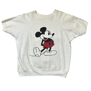 Vintage 60’s Walt Disney Productions Mickey Mouse Short Sleeve Raglan Sweatshirt - Bild 1 von 13