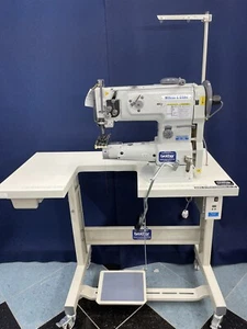 WILCOX & GIBBS EA1342 CYLINDER ARM WALKING FOOT INDUSTRIAL MACHINE - Picture 1 of 7