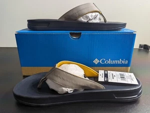 Columbia Men's Flip Flop Sandal Comfort Hood River Kettle/Shark Size 10 - NIB - Picture 1 of 7