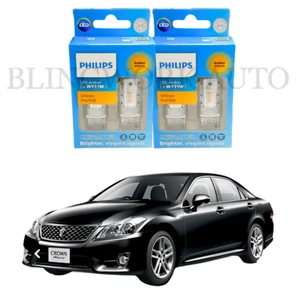 (F+R) Custom Philips T20 7440 LED INDICATOR Amber for Toyota Crown GRS204 GWS204 - Picture 1 of 4