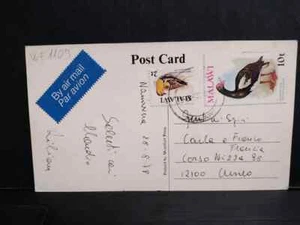 Cartolina MALAWI per Italia 1978 Tariffa 10 + 2 t. ANIMALI Uccelli WE1109 - Imagen 1 de 1