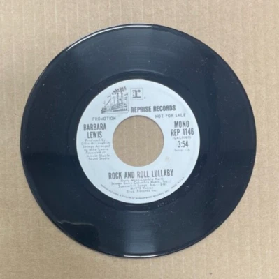 BARBARA LEWIS REPRISE RECORDS 45 ROCK AND ROLL LULLABY 1146 STEREO/MONO PROMO - Image 1 of 2