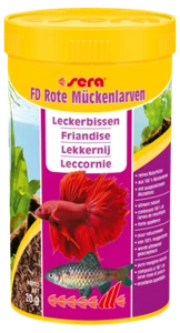 sera FD Rote Mückenlarven 250 ml Leckerbissen Süßwasser Aquarium - Bild 1 von 1
