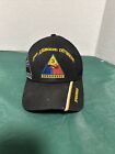 US ARMY 3RD ARMORED DIVISION SPEARHEAD SIDE LINE CAP HAT BLACK