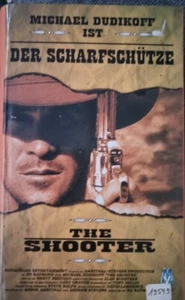 VHS The Shooter - Der Scharfschütze (1998) FSK 18 Western mit Michael Dudikoff - Picture 1 of 6