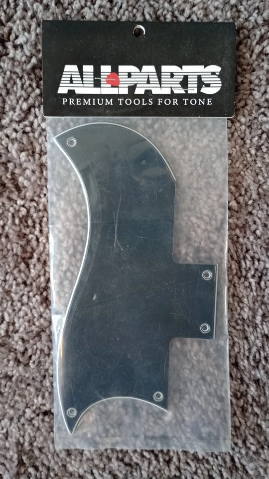 Allparts Pg-9801-033 Small Black Pickguard for Gibson SG