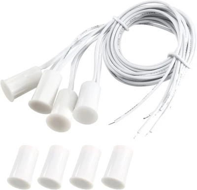 N.O. Recessed Wired Security Window Door Contact Sensor Alarm Magnetic Reed Swit - Image 1 of 4