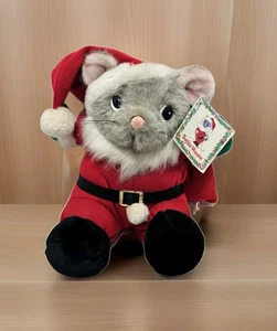 JC Penney Babbo Natale Peluche Peluche Sacchetto Decorazione Natalizia con Etichette - Foto 1 di 12