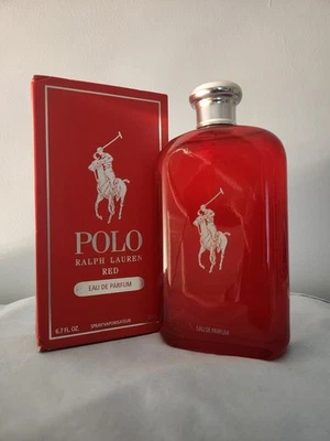  Ralph Lauren Polo Rojo Eau de Parfum 6.7/200ml - ¡BOTELLA COMPLETA EN CAJA! Foto 1 de 4