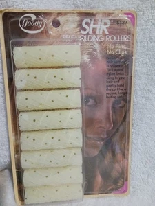 Vintage Goody Selbsthaltende Rollen 8er Pack Medium Gelb 11/16 Neu aus altem Lagerbestand versiegelte Haare - Bild 1 von 5