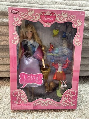 Disney Princess Aurora Sleeping Beauty DELUXE SINGING 11” DOLL NIB READ - Image 1 of 4