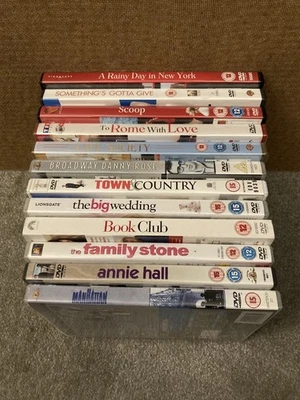 The Woody Allen Collection incl Diane Keaton films 12 titles new / used mix dvd - Image 1 of 3