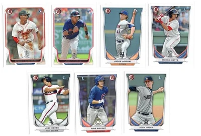 Bowman Base 1-220 & Prospects BP 1-110 2014 juego completo 330 apuestas totales Mookie Foto 1 de 2