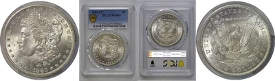 1880-CC Morgan Dollar   PCGS MS-64+ - Image 1 of 3