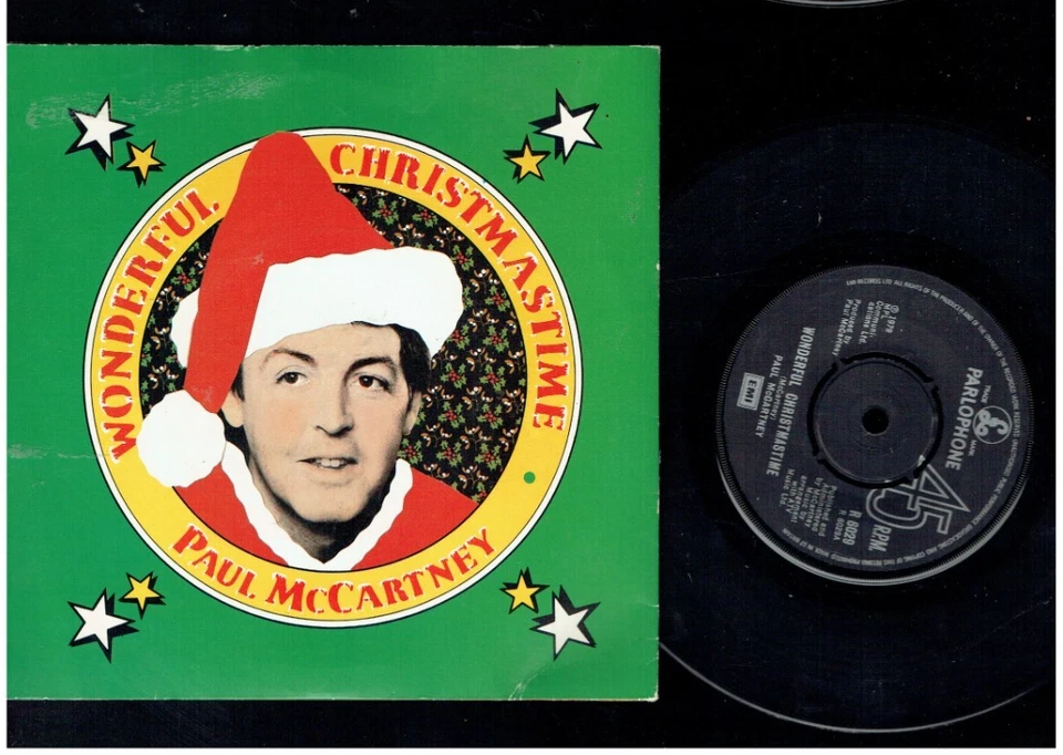 PAUL McCARTNEY WONDERFUL CHRISTMAS TIME 1979  7 INCH VINYL SINGLE - Image 1 of 1