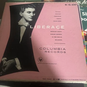 Liberace 78 RPM Columbia CL 6217 Masterworks Records at the Piano 1950s Styrene - Picture 1 of 3