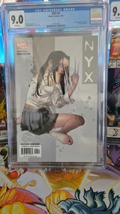 NYX #4 (2004) CGC 9.0 1° Tatiana 2° App di X-23 Laura Kinney - Foto 1 di 3