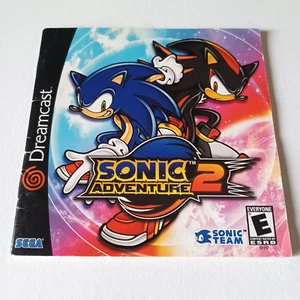 SEGA Dreamcast Sonic Adventure 2 MANUAL ONLY No Game/Case Original Authentic - Picture 1 of 2