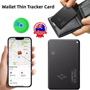 SmartCard Rechargeable Thin Wallet Tracker Card Works with Apple Find My App NEW - Picture 1 of 10